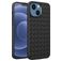 Mobigear Woven iPhone 14 Plus Hülle Flexibles TPU Backcover - Schwarz