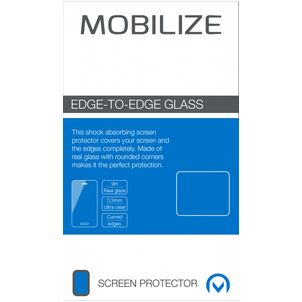 Mobilize Premium iPhone 8 Panzerglas Gehärtetes Glas Displayschutz - Hüllenfreundlich - Weiß