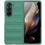 Mobigear Bumpy Samsung Galaxy Z Fold 5 Hülle Flexibles TPU Backcover - Grün