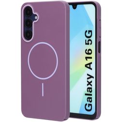 Mobiparts Slim Line Samsung Galaxy A16 MagSafe Hülle Hardcase Backcover - Imperial Purple