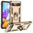 Mobigear Armor Ring Google Pixel 6a Hülle Hardcase Backcover Stoßfest mit Ringhalter - Gold