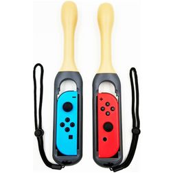 Mobigear Joy-Con Trommelstöcke für Nintendo Switch - Schwarz (2er Pack)