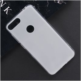 Mobigear Colors Alcatel 1S (2019) Hülle Flexibles TPU Backcover - Weiß