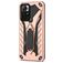 Mobigear Armor Stand POCO M4 Pro 5G Hülle Hardcase Backcover Stoßfest mit Ständer - Roségold