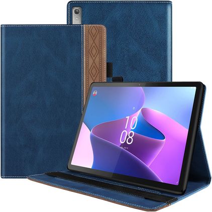 Mobigear Folio Lenovo Tab P11 Pro Gen 2 Hülle Klapphülle + Stifthalter - Blau