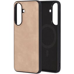 Mobiparts Classic Samsung Galaxy A57 MagSafe Hülle TPU,Kunstleder Backcover - Moonstone Beige