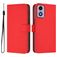 Mobigear Urban Wallet Motorola Moto G04 Hülle Klapphülle Geldbörse - Rot