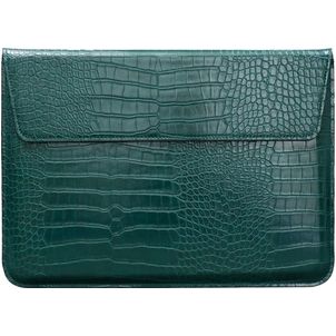 Mobigear Envelope Croco Laptop Sleeve 11 Zoll Laptop Hülle - Grün