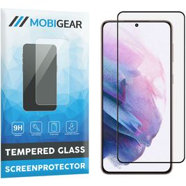 Mobigear Premium Samsung Galaxy S21 Plus Panzerglas Gehärtetes Glas Displayschutz - Hüllenfreundlich - Schwarz