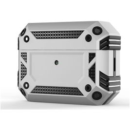 Mobigear Armor Apple AirPods Pro 2 Stoßfeste Hardcase Hülle - Silber