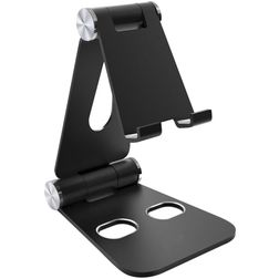 Mobiparts Metal Telefonständer - M - Schwarz