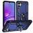 Mobigear Armor Ring Samsung Galaxy A05 Hardcase Backcover Shockproof mit Ringhalter - Blau
