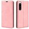 Mobigear Retro Slim Sony Xperia 5 IV Hülle Klapphülle Geldbörse - Pink