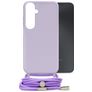 Mobilize Lanyard Gelly Samsung Galaxy A05s Flexibles TPU Handykette - Pastel Purple