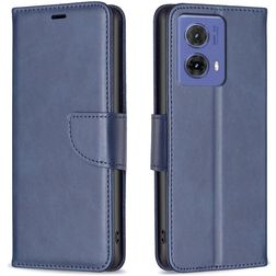 Mobigear Excellent Motorola Moto G85 Hülle Klapphülle Geldbörse - Blau