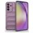 Mobigear Bumpy Samsung Galaxy A56 Hülle Flexibles TPU Backcover - Lila