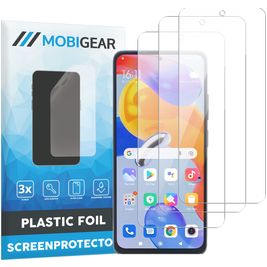 Mobigear Xiaomi Redmi Note 11 Pro 4G Displayschutz Schutzfolie - Hüllenfreundlich (3er Pack)