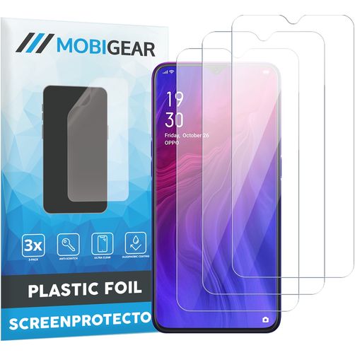 Mobigear OPPO Reno Z Displayschutz Schutzfolie - Hüllenfreundlich (3er Pack)