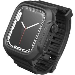 Catalyst Waterproof Case Silikon Apple Watch - 45 mm Armband Dornschließe - Schwarz
