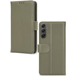 Mobilize Premium Gelly Wallet Samsung Galaxy A34 Hülle Klapphülle Geldbörse - Grün
