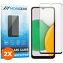 Mobigear Premium Samsung Galaxy A14 Panzerglas Gehärtetes Glas Displayschutz - Hüllenfreundlich - Schwarz (2er Pack)