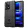 Mobigear Rugged Shield POCO X5 Hülle Flexibles TPU Backcover Stoßfest - Schwarz