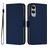 Mobigear Urban Wallet Samsung Galaxy S25 Edge Hülle Klapphülle Geldbörse - Marineblau