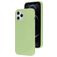 Mobiparts iPhone 12 Pro Max Silikon Hülle Backcover - Pistache Green