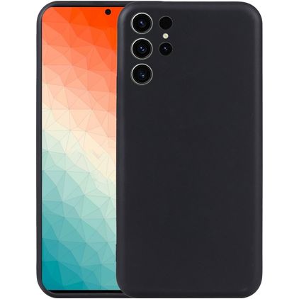Mobigear Colors Samsung Galaxy S24 Ultra TPU (flexibel) Backcover - Schwarz
