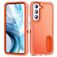 Mobigear Rugged Stand Samsung Galaxy S23 Hülle Hardcase Backcover Stoßfest mit Ständer - Orange