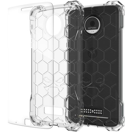 Ghostek Covert Durchsichtig Motorola Moto Z Hülle Hardcase Backcover Stoßfest - Transparent