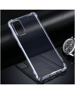 Mobigear Cushion Durchsichtig Samsung Galaxy S20 Hülle Flexibles TPU Backcover Stoßfest - Transparent