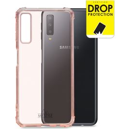 My Style Protective Flex Samsung Galaxy A7 (2018) Hülle Flexibles TPU Backcover Stoßfest - Soft Pink