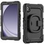Mobilize Rotating Defender Samsung Galaxy Tab A9 (2023) Hülle Kunststoff,Silikon Backcover + Schulterträger + Ständer - Schwarz