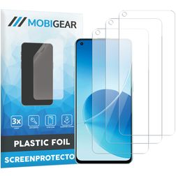 Mobigear OPPO Reno 6 5G Displayschutz Schutzfolie - Hüllenfreundlich (3er Pack)