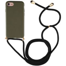 Mobigear Lanyard iPhone 7 Flexibles TPU Handykette - Grün
