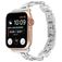Mobigear Paris Edelstahl Apple Watch Armband Faltschließe - 42/41/40/38 mm - Silber