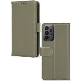 Mobilize Premium Gelly Wallet Samsung Galaxy A23 Hülle Klapphülle Geldbörse - Grün