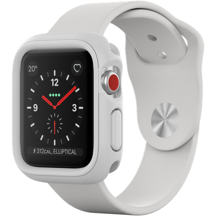 Rhinoshield CrashGuard NX Apple Watch - 38 mm Stoßfeste Hardcase Hülle - Weiß
