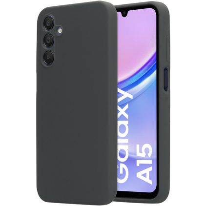 Mobiparts Samsung Galaxy A15 Silikon Backcover - Urban Grey