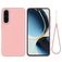 Mobigear Rubber Touch Samsung Galaxy A37 Silikon Hülle Backcover - Pink