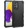 Mobigear Non-slip Armor Samsung Galaxy A73 Hülle Hardcase Backcover Stoßfest - Schwarz