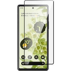 Mobigear Premium Google Pixel 6a Panzerglas Gehärtetes Glas Displayschutz - Hüllenfreundlich - Schwarz