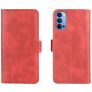 Mobigear Slim Magnet OPPO Reno 4 Hülle Klapphülle Geldbörse - Rot
