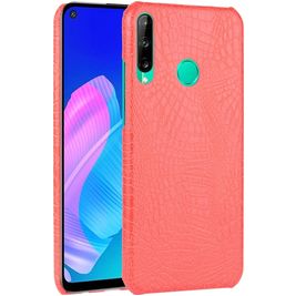 Mobigear Croco Huawei P40 Lite E Hülle Hardcase Backcover - Rot