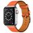 Mobigear Torino Leder Apple Watch Armband Dornschließe - 42/41/40/38 mm - Orange