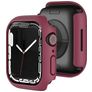 Mobigear Colors Dünn Apple Watch - 41 mm Hardcase Hülle - Weinrot