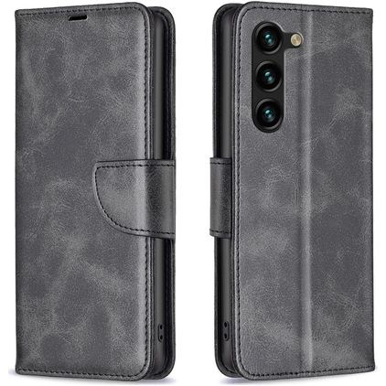 Mobigear Excellent Samsung Galaxy S25 Plus Hülle Klapphülle Geldbörse - Schwarz