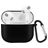 Mobigear Classic Apple AirPods 3 Hülle Silikon (flexibel) - Schwarz