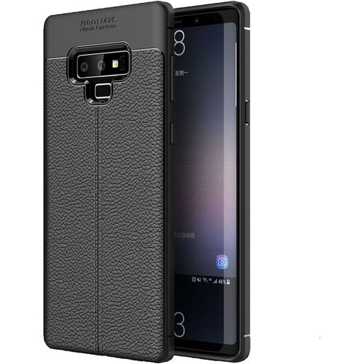 Mobigear Luxury Samsung Galaxy Note 9 Hülle Flexibles TPU Backcover - Schwarz